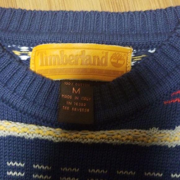 VINTAGE timberland 100% cotton sweater - Picture 5 of 5